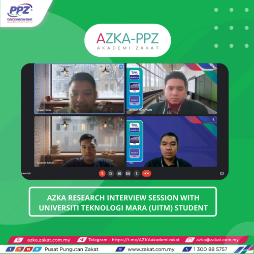 AZKA Research Interview Session With Universiti Teknologi Malaysia (UiTM) Students