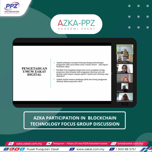 AZKA Participation in Blockchain Technology Focus Group Discussion
