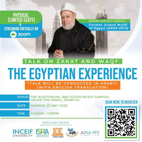 Talk on ‘Zakat and Waqf: The Egyptian Experience’