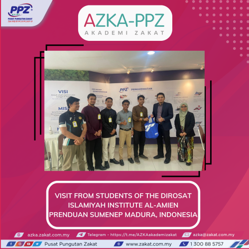 AZKA-PPZ Received a Visit from AIKOL IIUM’s Students
