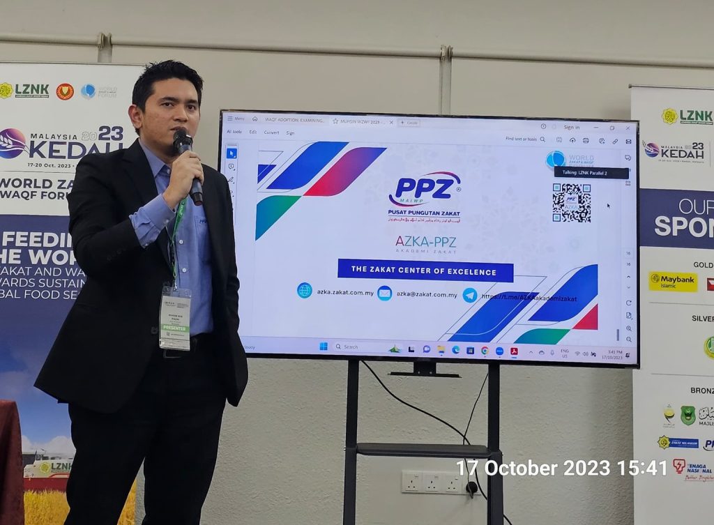 AZKA-PPZ Presented a Research Paper at WZWF 2023 @ Alor Setar, Kedah.