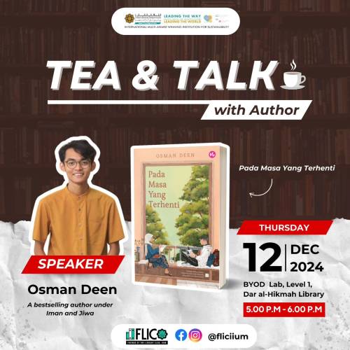 TEA & TALK WITH AUTHOR – PADA MASA YANG TERHENTI