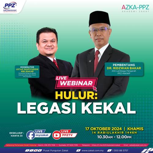 AZKA Webinar – HULUR: LEGASI KEKAL