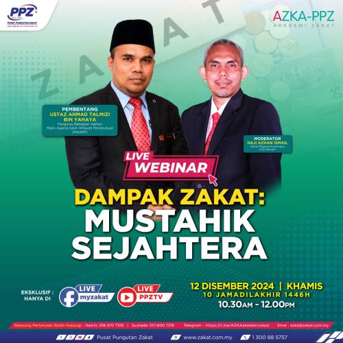 AZKA Webinar: Dampak Zakat: Mustahik Sejahtera