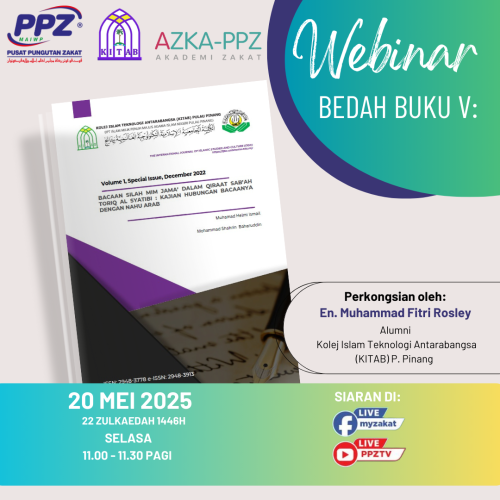 Bedah Buku Zakat bersama KITAB siri ke-5