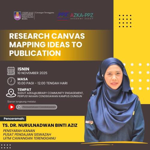 JEMPUTAN KE SESI PERKONGSIAN PROGRAM RESEARCH CANVAS: MAPPING IDEAS TO PUBLICATION