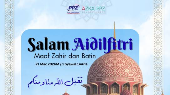 SALAM AIDILFITRI IKHLAS DARIPADA WARGA KERJA UNIT AKADEMI ZAKAT (AZKA-PPZ)
